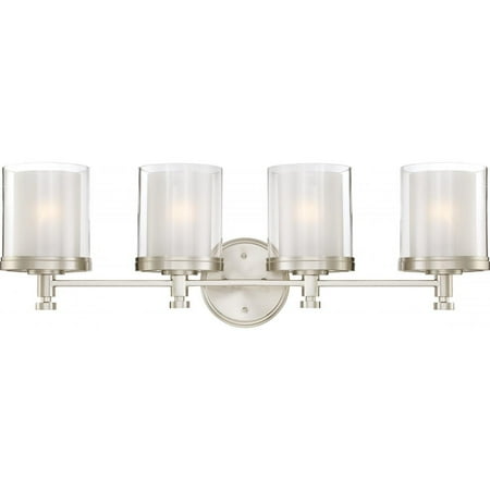 

Nuvo Lighting 60/4644 Bathroom Fixtures Decker Indoor Lighting Vanity Light ;Brushed Nickel