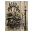 thumbnail image 3 of Designart "Montmartre s Mystical Charm in Paris" City Paris Print on Natural Pine Wood, 3 of 5