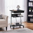 thumbnail image 3 of Yaheetech 31.5''H  Laptop Computer Desk with Power Outlet,Black, 3 of 8