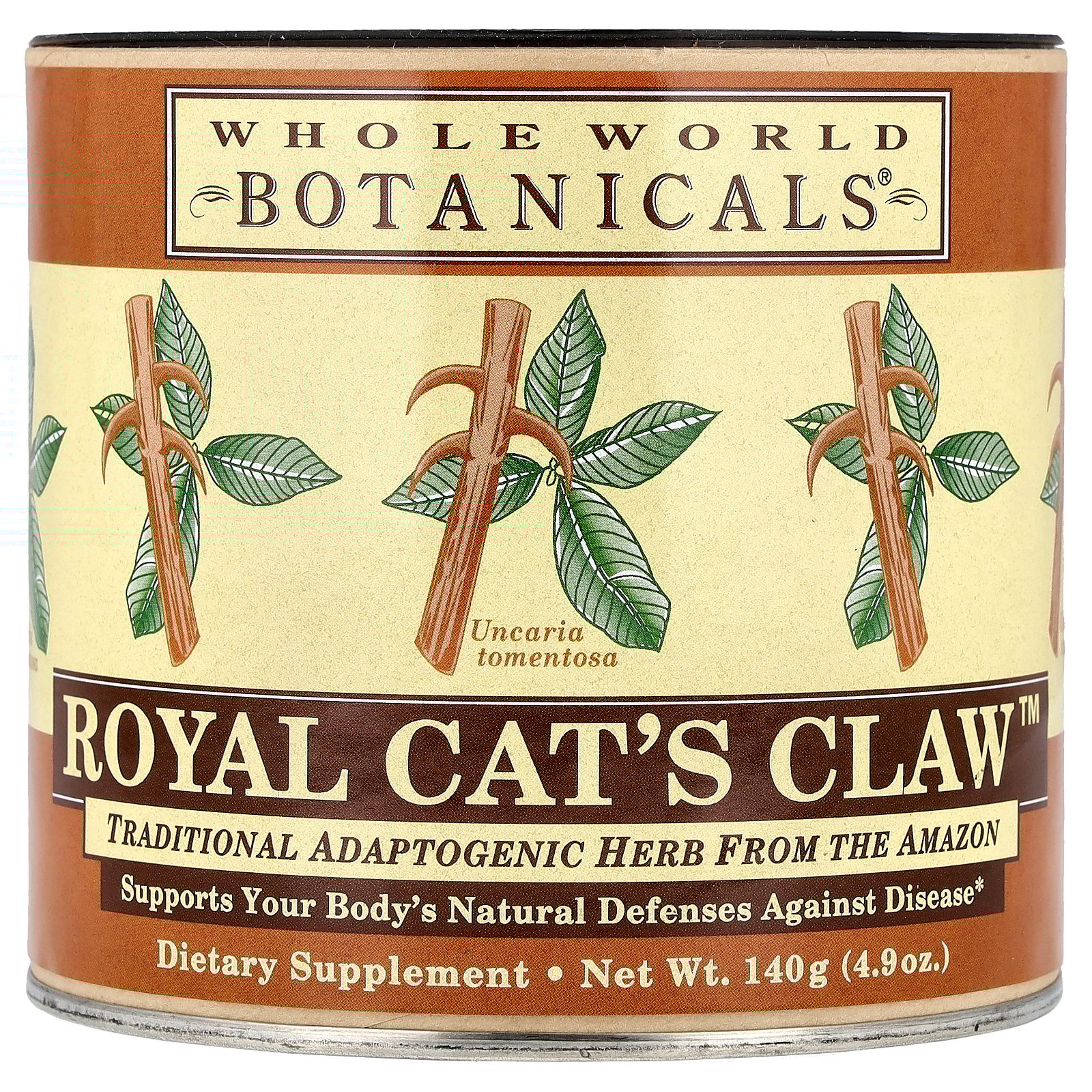 Whole World Botanicals Royal Cat's Claw, 4.9 oz (140 g)