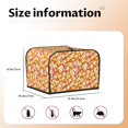 thumbnail image 5 of Haiem Orchids Flowers Print Toaster Covers 4 Slice Wide Slot,Bread Dust Cover & Fingerprint Protection,Bread Machine Cover,Appliance Covers, 5 of 7