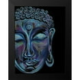thumbnail image 2 of Varacek, Pam 12x14 Black Modern Framed Museum Art Print Titled - Colorful Buddha, 2 of 5