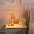 thumbnail image 2 of Lámpara calentadora de velas Candeldo Gold con temporizador y 2 bombillas, 2 of 7