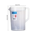 thumbnail image 3 of Ynlkorvg Glass&Bottle Cold Water Kettle With Scale Plastic With Lid Ice Water Kettle Juice Kettle Large Kettle Large Capacity Heat Cold Water Kettle 5000ml, 3 of 8