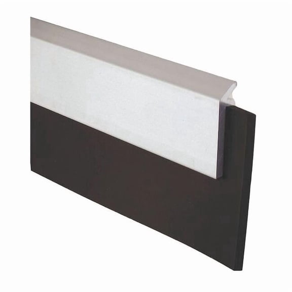 Pemko Weatherstrip,Flat,8 ft L,Silver,Neoprene 3151CN896