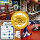 thumbnail image 5 of Hakitaroom Juego De 100 Fichas De Juego De Fichas De Póquer De Plástico Opaco Con Caja De Almacenamiento (Vara De Oro De 1,58 Pulgadas), 5 of 5