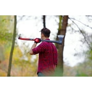 INTERTOOL 2.8 lbs Steel Chopping Axe with 35-inch Shock Absorbing Handle, Tree Felling Axe HT08-0264