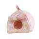thumbnail image 5 of Hamaca colgante tipo nido para pájaros, ideal para hámsteres, loros pequeños y medianos. Rosa, 5 of 9