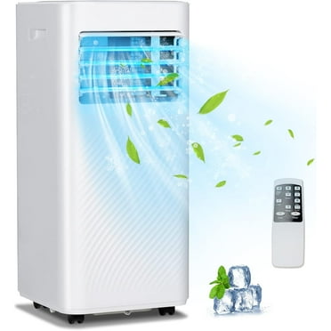Giantex Portable Air Conditioner, 8000 BTU Powerful AC Unit, 3-in-1 Air Cooler & Dehumidifier & Fan w/ 24H Timer, Child Lock