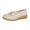 Beige, variant on Fesfesfes Womens Loafers Size 8 Round Toe Shoes Slip-On Comfort Fashion Comfortable For Walking Flat Shoes 41(8.5)