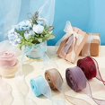 thumbnail image 4 of 1Roll Wide Gold Wired Chiffon Ribbon Sheer Organza Ribbons for Crafts Gift Wrapping Floral Bouquets Wedding, 4 of 9