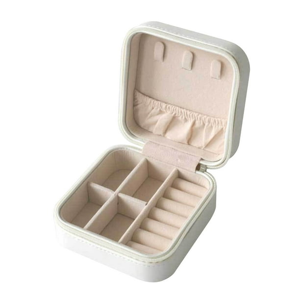Joyeros para mujeres, Joyeros y organizadores Joyero para mujer Regalo ideal para novias Caja grande de cuero para guardar joyas Almacenamiento de joyas