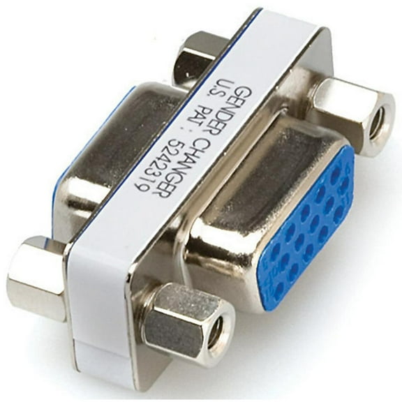 Hosa Technology 15 Pin Female to 15 Pin Female Video Gender Change Adapter Coupler