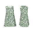 thumbnail image 7 of Yiaed Flowers With Leaves Print Women's Sleeveless Dress, Loose Fit Summer Dress, Casual Sleeveless Dress for Women, 7 of 7