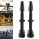 thumbnail image 1 of Vástago de válvula sin cámara, válvula de bicicleta de aleación de aluminio Núcleo de válvula sin cámara para neumáticos sin cámara de carretera de Negro 58mm Soledad vástago de válvula sin cámara, 1 of 10