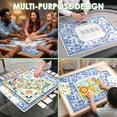thumbnail image 2 of American Mahjong Mat with Rules, 31" Square Non-Slip Rubber Table Cover, Silent Noise-Reducing Gaming Mat for Mahjong, Card Games, Dominoes, Easy Storage Roll-Up Design, 2 of 9