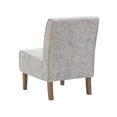 thumbnail image 5 of Linon Bynum Slipper Accent Chair, Stone Gray Seashell and Sand Dollar Pattern, 5 of 10