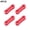 Red B2, variant on Universal Car Door Lock Stabilizers, Silicone Shock Absorbing Buffers for Noise Reduction, 4 Pieces, 4 cm x 1.6 cm x 0.9 cm