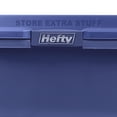 thumbnail image 6 of Hefty HI-RISE 18 Gallon Large Latching Storage Bin, Plastic Storage Container with HI-RISE Lid, Blue, 6 of 12