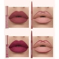 thumbnail image 4 of Matoen 12Pcs Matte Liquid Lipstick + Lip Liner Pens Set, Waterproof Long Lasting Dark Red Lipstick for Women, 24 Hour Pigmented Lip Gloss Set, 4 of 9