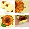 thumbnail image 3 of 2 Pieces Summer Sunflower Tablecloth 51.2 x 86.6 Inch Rectangular Table Covers Sunflower Elastic Tablecover for Birthday, Graduation Party, Kitchen Dining Room, Baby Shower Decorations, 3 of 7