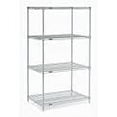 thumbnail image 4 of Nexel 14245C Nexel Chrome Wire Shelving, 24"W X 14"D x 54"H, 4 of 4
