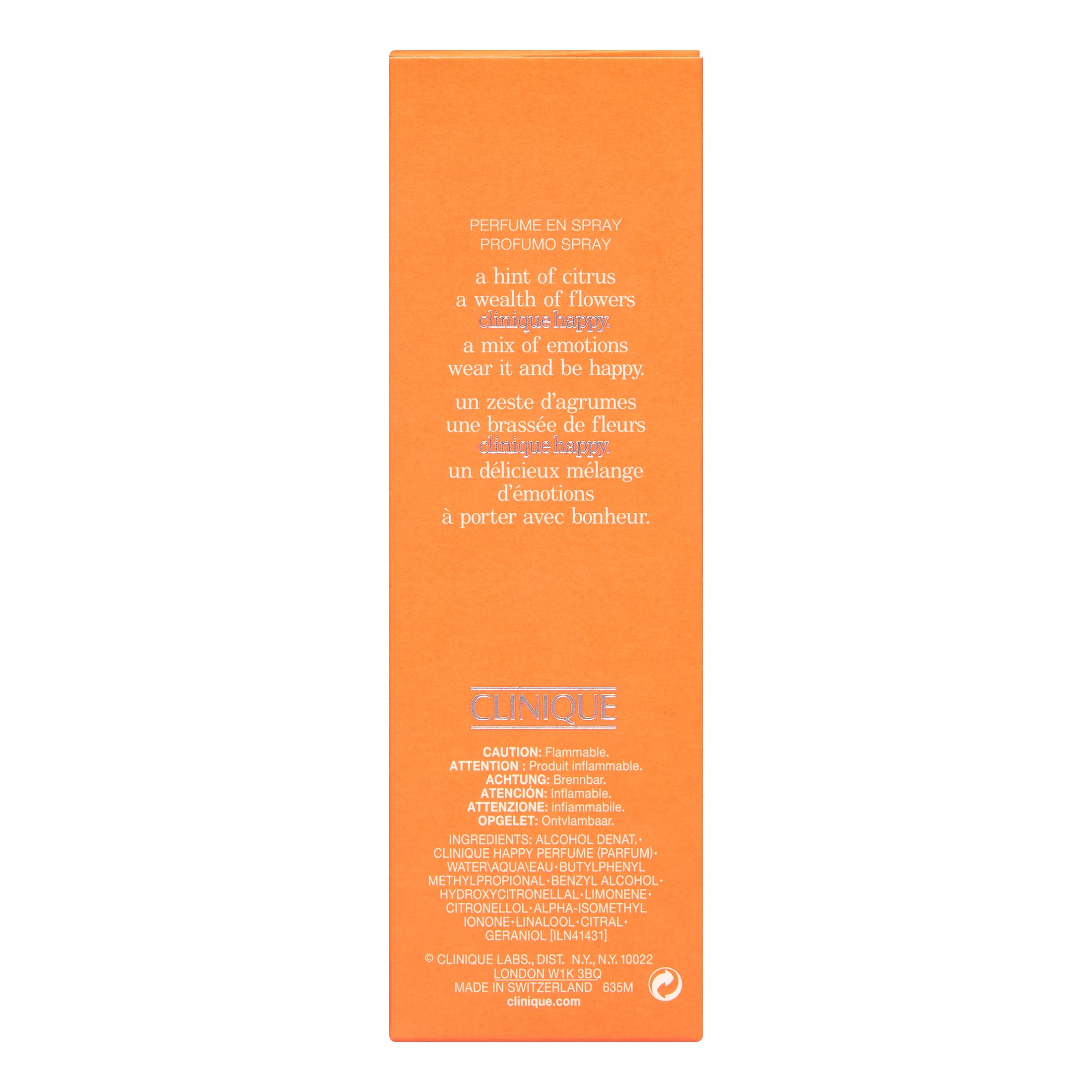 profumo clinique happy