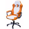 thumbnail image 1 of ViscoLogic Chaise de Bureau Ergonomique de Bureau Turbo (Orange Blanc), 1 of 4