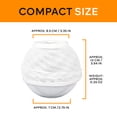 thumbnail image 2 of Homepod Mini Speaker Dust Cover Suitable for Homepod Mini Speaker, Mesh Speaker Cloth, Smart Cover with Charging Hole, High-Grade Nylon ,White,Pack of 1, 2 of 18