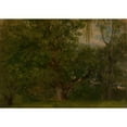 thumbnail image 3 of August Cappelen 14x11 Black Modern Framed Museum Art Print Titled - Wood Near Ulefoss (1848), 3 of 5