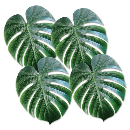 48 Piece Beistle Luau Party Tropical Palm Leaves