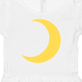 thumbnail image 3 of Inktastic Cute Yellow Moon Girls Baby Dress, 3 of 4