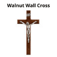 thumbnail image 4 of Jeweled Cross JC-636-E 6-1/4" Walnut Crucifix, 4 of 7