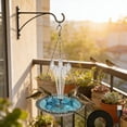 thumbnail image 4 of Rewenti Solar Powered Water Fountain Outdoor Garden Floating Hanging Bird Feeder Birdbath Decor, 4 of 5