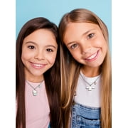 Sanrio Girls/Tweens Hello Kitty & Cinnamoroll Best Friends Necklace, Set of 2 with BFF Charm, 18