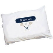 Personalized Lacrosse Pillowcase