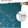 thumbnail image 6 of Cherry Blossom Curtains Japanese Style Floral Cherry Blossom Asian Traditional 3D Printing Curtains for Kitchen Bedroom Living Room Blackout Privacy Curtain 42x63 Inches 2 Panels, 6 of 6