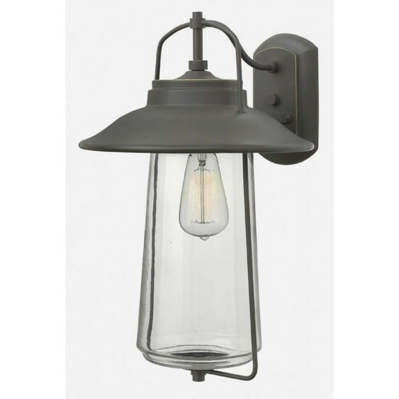 One Light Large Outdoor Wall Sconce Traditional-Transitional-Coastal Style 12 inch Wide By 19.25 inch High Bailey Street Home 81-Bel-1757076
