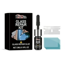 Homonth Glass Repair Kit: Car Windshield Crack and Scratch Clear Vision Portable Adhesive