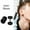#3 Stud Round, variant on Wholesale Stainless Steel Street Gothic Earrings Ear Stud Men Women Hip Hop Gift-#3 Stud Round