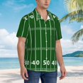 thumbnail image 3 of Fotbe American Football Field1 Camisa Hawaiana para Hombre Unisex – Camisa Casual de Verano con Botones de Manga Corta de Algodón y Lino,Small, 3 of 7