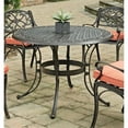thumbnail image 3 of Bowery Hill Traditional Brown Aluminum Outdoor Dining Table, 3 of 3