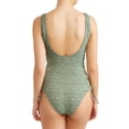 thumbnail image 3 of Juniors' Crochet Lace Up One Piece Swimsuit, 3 of 4