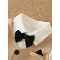 thumbnail image 6 of WIBACKER 0-18M Newborn Baby Boys Gentleman Romper Infant One Piece Long Sleeve Bowtie Outfit Formal Wear Tuxedo Suit, 6 of 10