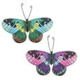 thumbnail image 1 of Miangastore Butterfly Wall Hanging Decor Pink Iron 2Pcs 8.5X6.7In, 1 of 8