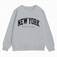 thumbnail image 4 of Girls Sweatshirt Graphic Sweatshirts for Teen Girls Crewneck Oversized Sweatshirt Kids Fashion Long Sleeve Pullover Tops Kaprioy Girls Sweatshirt, 4 of 4