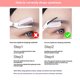 thumbnail image 4 of Tijeras para recortar cejas con peine para cejas, peine para principiantes, herramienta de seguridad para recortar cejas en forma de media luna, piezas para dar forma a las cejas., 4 of 9