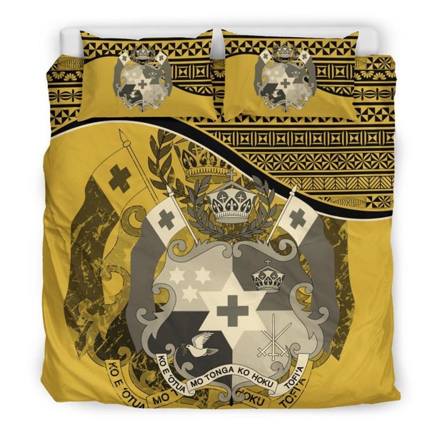 Juego de Funda Nórdica Tonga - Escudo de Tonga Amarillo