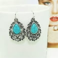 thumbnail image 3 of HOOUN Zirconia Silver Earring Ear Hook Fashion Women Jewelry Wedding Dangle Drop-Style_1, 3 of 9