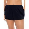 thumbnail image 3 of Avia Women's and Women's Plus Size Rich Black Swim Short Swimsuit Bottom, 3 of 4